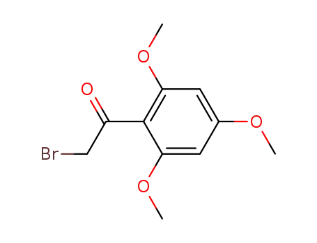 Molecular Structure of 54109-15-8 (N-2',4',6'-trimethoxyphenacyl bromide)