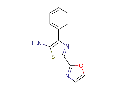 5-amino-2-(oxazol-2-yl)-4-phenylthiazole