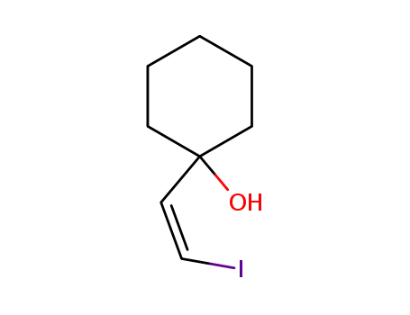 Molecular Structure of 1447908-97-5 (1-[(Z)-2-iodoethenyl]cyclohexanol)