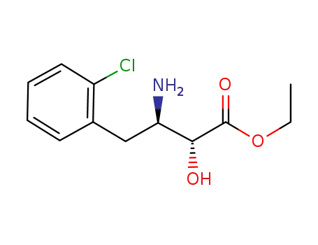 (2R,3R)-3-Amino-4-(2-chloro-phenyl)-2-hydroxy-butyric acid ethyl ester