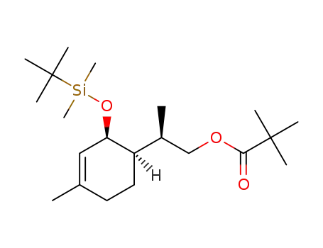 (-)-(R)-2-[(1R,2S)-2-[(1,1-dimethylethyl)dimethylsilyloxy]-4-methylcyclohex-3-enyl]propyl 2,2-dimethyl propanoate