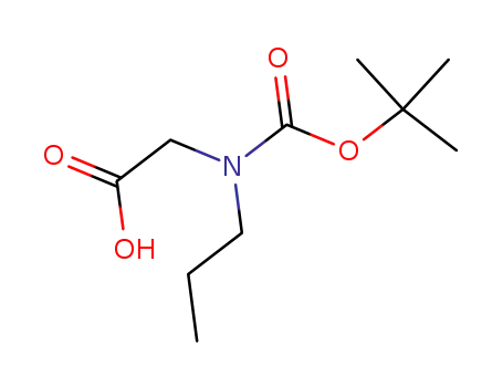 Molecular Structure of 165607-76-1 (N-PROPYL-N-BOC-GLYCINE)