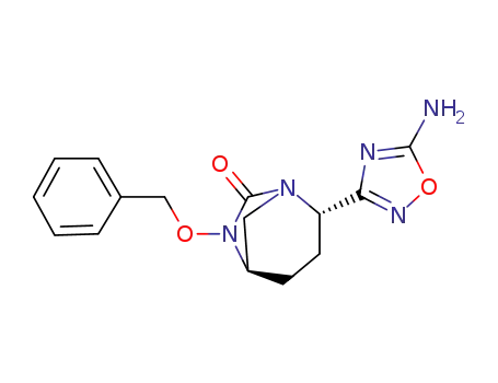 (2S,5R)-2-(5-amino-1,2,4-oxadiazol-3-yl)-6-(benzyloxy)-1,6-diazabicyclo[3.2.1]octan-7-one