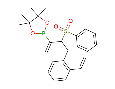 4,4,5,5-tetramethyl-2-(3-(phenylsulfonyl)-4-(2-vinylphenyl)but-1-en-2-yl)-1,3,2-dioxaborolane