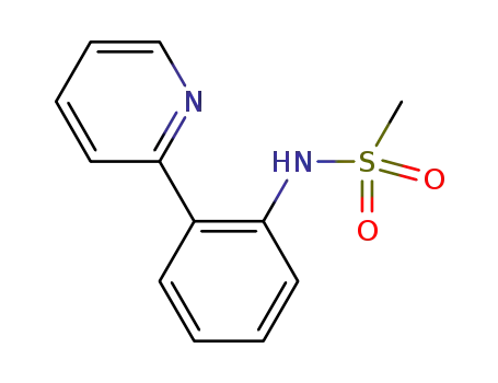 Molecular Structure of 1296890-01-1 (N-(2-(pyridin-2-yl)phenyl)methanesulfonamide)