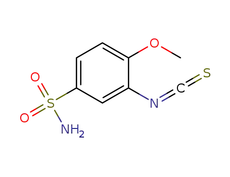 3-Isothiocyanato-4-methoxy-benzenesulfonamide