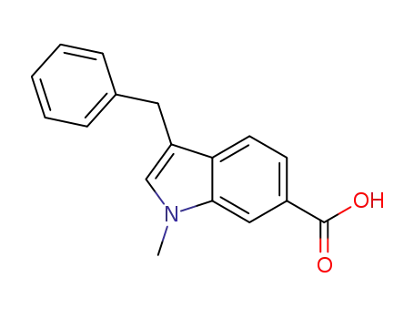 3-benzyl-1-methyl-1H-indole-6-carboxylic acid