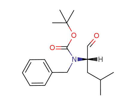 tert-butyl (S)-benzyl(4-methyl-1-oxopentan-2-yl)carbamate