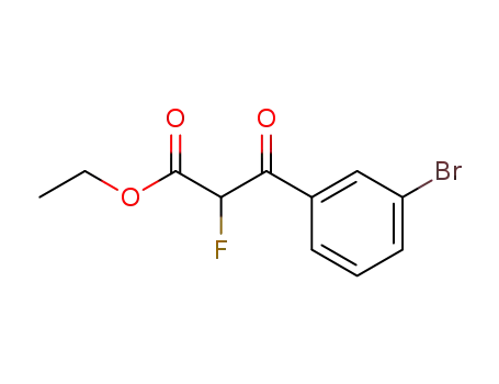 ethyl 2-fluoro-3-oxo-3-(m-bromophenyl)propionate