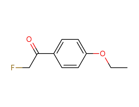 Molecular Structure of 371754-92-6 (Ethanone, 1-(4-ethoxyphenyl)-2-fluoro- (9CI))