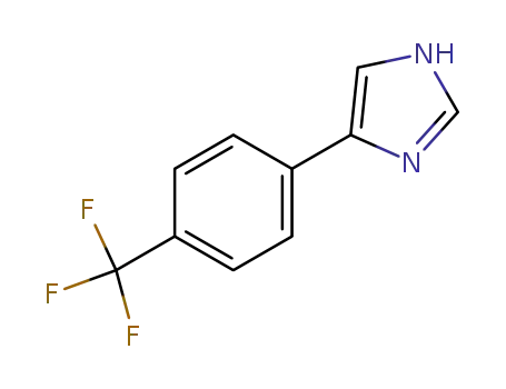 Molecular Structure of 37148-86-0 (4-(4-TRIFLUOROMETHYL-PHENYL)-1H-IMIDAZOLE)