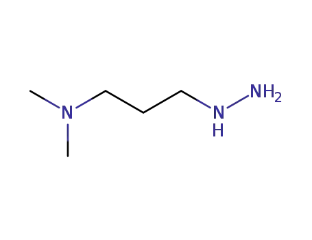 Molecular Structure of 3762-38-7 (1-Propanamine, 3-hydrazino-N,N-dimethyl-)