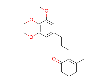 3-methyl-2-[3-(3,4,5-trimethoxyphenyl)propyl]cyclohex-2-en-1-one