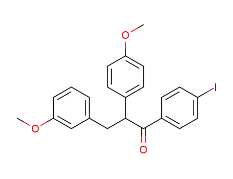 1-(4-iodophenyl)-3-(3-methoxyphenyl)-2-(4-methoxyphenyl)propan-1-one