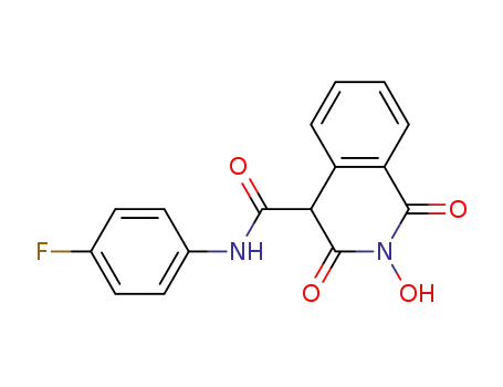 N-(4-fluorophenyl)-2-hydroxy-1,3-dioxo-1,2,3,4-tetrahydroisoquinoline-4-carboxamide