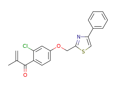 2-[3-chloro-4-(2-methylene-1-oxopropyl) phenoxymethyl]-4-phenylthiazole