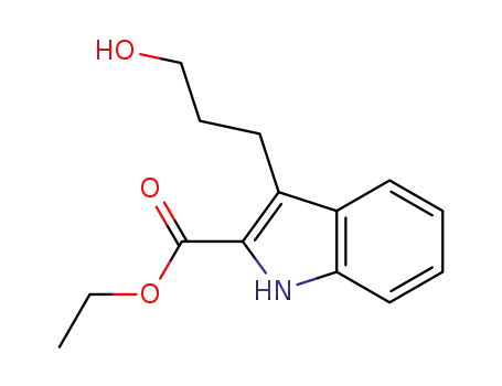 ethyl 3-(3-hydroxypropyl)-1H-indole-2-carboxylate