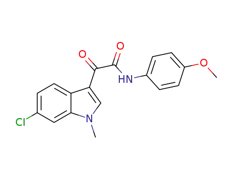 2-(6-chloro-1-methyl-1H-indol-3-yl)-N-(4-methoxyphenyl)-2-oxoacetamide