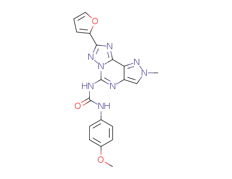 5-{[(4-methoxy-phenyl)carbamoyl]amino}-8-(furan-2-yl)-2-methyl-2H-pyrazolo[3,4-e][1,2,4]triazolo[1,5-c]pyrimidine