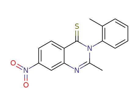 2-methyl-3-(2-methylphenyl)-7-nitro-4(3H)-quinazolinthione