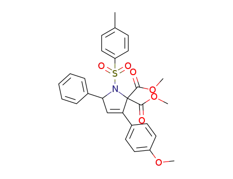 dimethyl 3-(4-methoxyphenyl)-5-phenyl-1-tosyl-1H-pyrrole-2,2(5H)-dicarboxylate