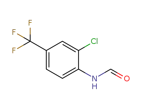 Molecular Structure of 90720-05-1 (Formamide, N-[2-chloro-4-(trifluoromethyl)phenyl]-)