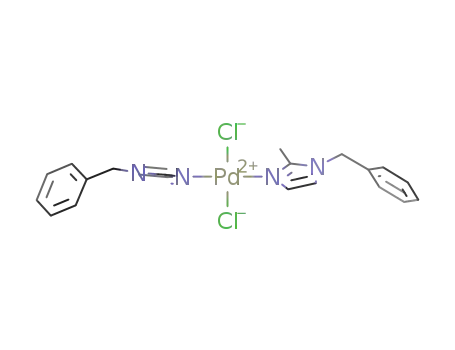PdCl<SUB>2</SUB>(1-benzyl-2-methylimidazole)<SUB>2</SUB>