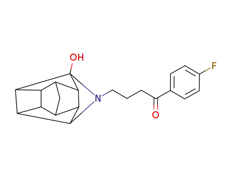 N-(4-(4-fluoro)butyrophenone)-4-azahexacyclo[5.4.1.0<sup>2,6</sup>.0<sup>3,10</sup>.0<sup>5,9</sup>.0<sup>8,11</sup>]dodecan-3-ol