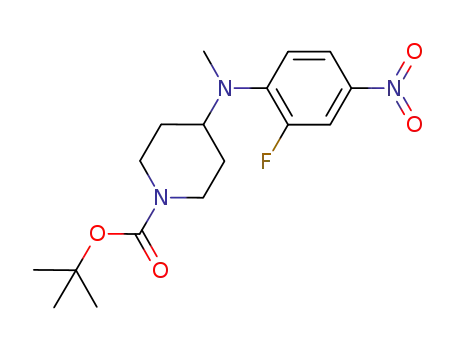 tert-Butyl 4-[(2-fluoro-4-nitrophenyl)(methyl)amino]piperidine-1-carboxylate