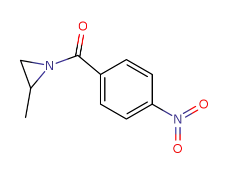 Molecular Structure of 21384-47-4 ((2-methylaziridin-1-yl)(4-nitrophenyl)methanone)