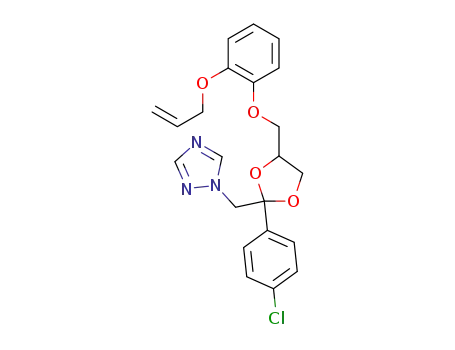 1-[[4-[(2-allyloxyphenoxy)methyl]-2-(4-chlorophenyl)-1,3-dioxolan-2-yl]methyl]-1H-1,2,4-triazole