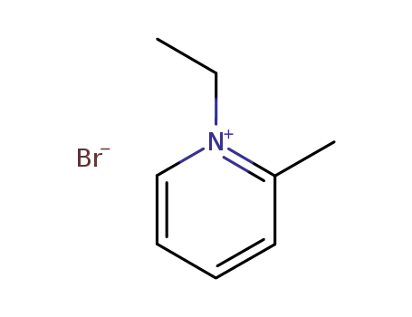 Molecular Structure of 32353-50-7 (Pyridinium, 1-ethyl-2-methyl-, bromide)