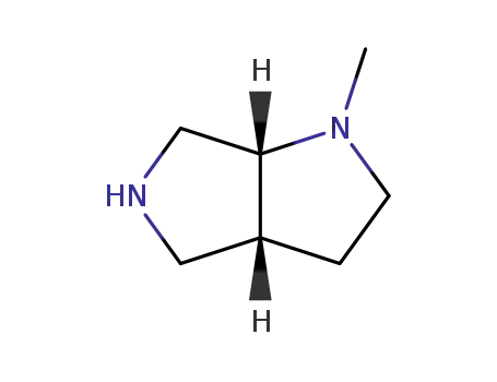 Molecular Structure of 1353644-77-5 ((3aR,6aR)-1-Methyl-hexahydropyrrolo[3,4-b]pyrrole)