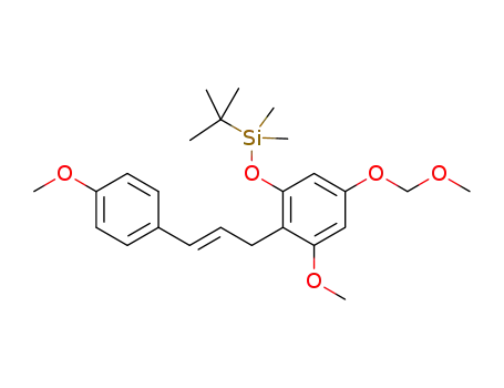 (E)-tert-butyl(3-methoxy-5-(methoxymethoxy)-2-(3-(4-methoxyphenyl)allyl)phenoxy)dimethylsilane