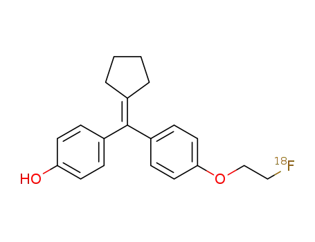 Molecular Structure of 1242078-05-2 (C<sub>20</sub>H<sub>21</sub><sup>(18)</sup>FO<sub>2</sub>)