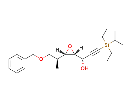 (S)-1-[(2R,3S)-3-((S)-2-benzyloxy-1-methylethyl)oxiranyl]-3-(triisopropylsilyl)prop-2-yn-1-ol