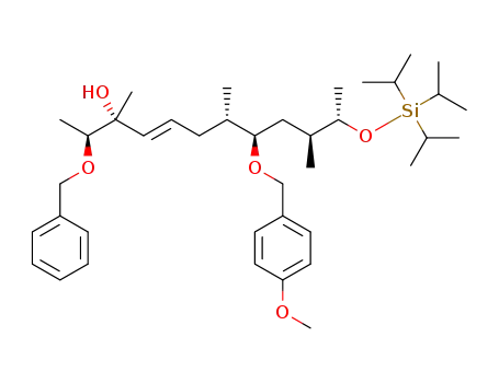 (2S,3R,7S,8R,10S,11S,E)-2-(benzyloxy)-8-(4-methoxybenzyloxy)-3,7,10-trimethyl-11-(triisopropylsilyloxy)dodec-4-en-3-ol