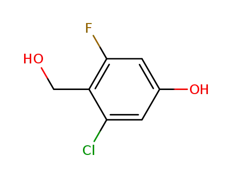 3-chloro-5-fluoro-4-(hydroxymethyl)phenol