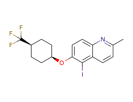 5-iodo-2-methyl-6-((cis-4-(trifluoromethyl)cyclohexyl)oxy)quinoline