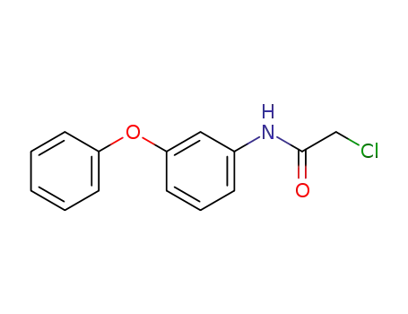 Molecular Structure of 92290-71-6 (2-CHLORO-N-(3-PHENOXY-PHENYL)-ACETAMIDE)
