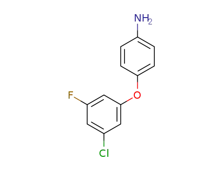 Molecular Structure of 1311137-77-5 (4-[(3-chloro-5-fluorophenyl)oxy]aniline)