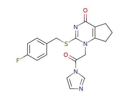 C<sub>19</sub>H<sub>17</sub>FN<sub>4</sub>O<sub>2</sub>S