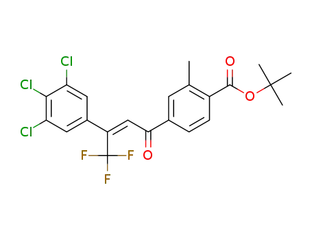 tert-butyl 2-methyl-4-[(Z)-4,4,4-trifluoro-3-(3,4,5-trichlorophenyl)but-2-enoyl]benzoate