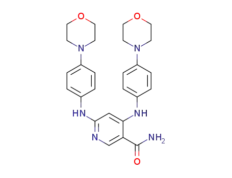 4,6-bis(4-morpholinophenylamino)nicotinamide