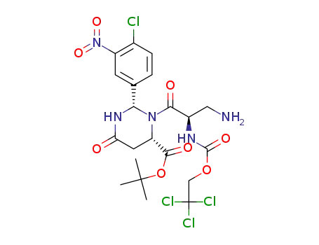 C<sub>21</sub>H<sub>25</sub>Cl<sub>4</sub>N<sub>5</sub>O<sub>8</sub>