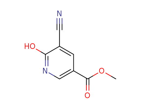 2-hydroxy-3-cyanopyridine-5-carboxylic acid methyl ester