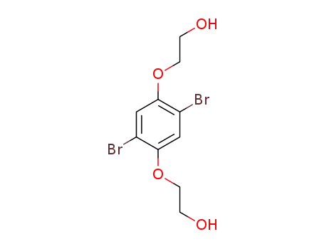 Molecular Structure of 56466-44-5 (1,4-dibromo-2,5-di(2'-hydroxyethoxy)benzene)