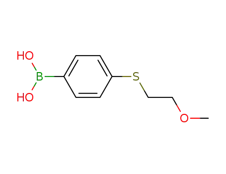 (4-{[2-(methoxy)ethyl]thio}phenyl)boronic acid