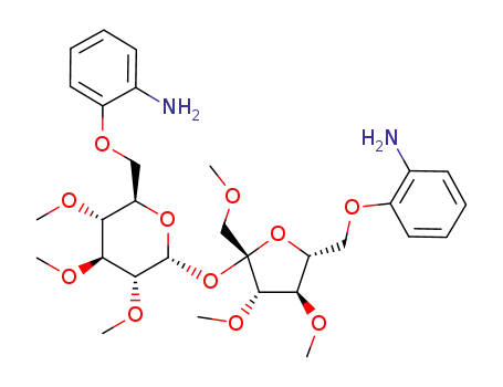 6,6'-di-O-(2-aminophenyl)-1',2,3,3',4,4'-hexa-O-methylsucroses