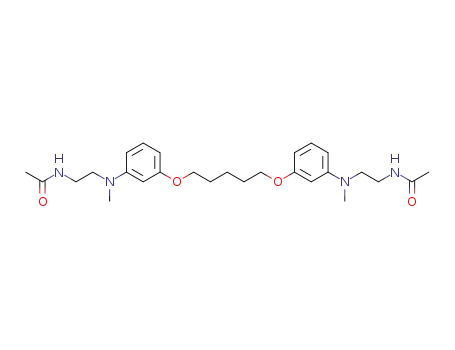 N-(2-{[3-(5-{3-[(2-acetylaminoethyl)methylamino]phenoxy}pentyloxy)phenyl]methylamino}ethyl)acetamide